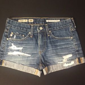 AG Rachel Pixie Cut Off Shorts
